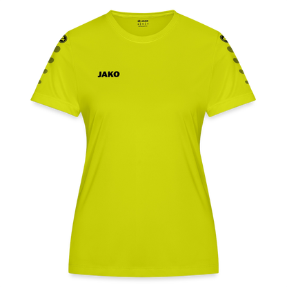 JAKO Frauen Trikot Team - personalisierbare Vorder- und Rückseite - Limettengrün