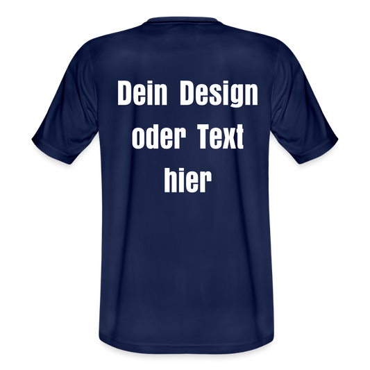 JAKO Männer Trikot Team - personalisierbare Vorder- und Rückseite - Marine