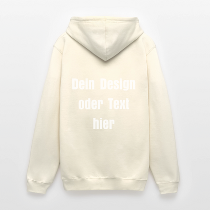 Unisex Hoodie - personalisierbare Vorder- und Rückseite - Vanille-Milchshake