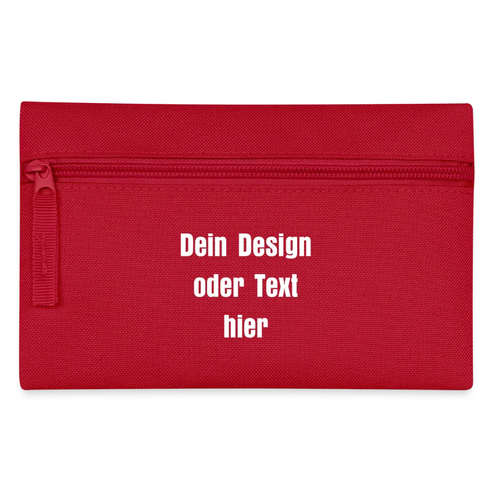 Federtasche - personalisierbar - Rot