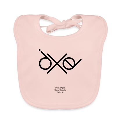 Baby Bio-Lätzchen - personalisierbar - Rose