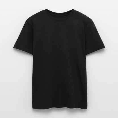 Männer T-Shirt - personalisierbare Vorder- und Rückseite - Schwarz