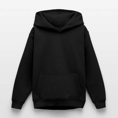 Teenager Hoodie - personalisierbare Vorder- und Rückseite - Schwarz