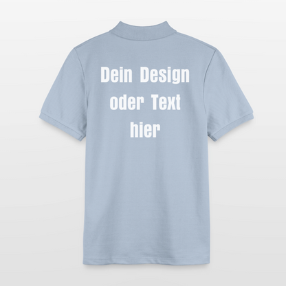 Stanley/Stella Teenager Bio-Poloshirt MINI SPRINTER - personalisierbar - sky Blue