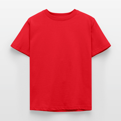 Kinder T-Shirt - personalisierbare Vorder- und Rückseite - Rot