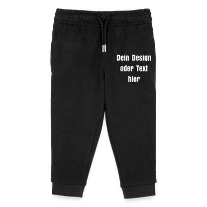 Stanley/Stella Kinder Bio Jogginghose Mini Mover - personalisierbar - Schwarz