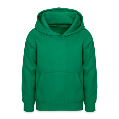 Teenager Hoodie - personalisierbare Vorder- und Rückseite - Kelly Green