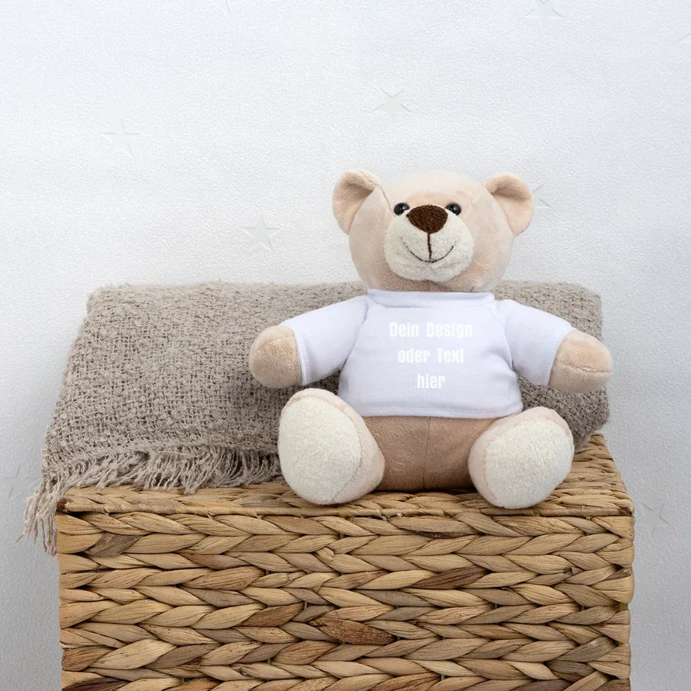 Teddy - personalisierbar - Weiß
