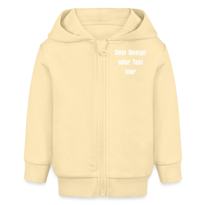 Stanley/Stella Bio Zip Hoodie BABY CONNECTOR - personalisierbar - Creme