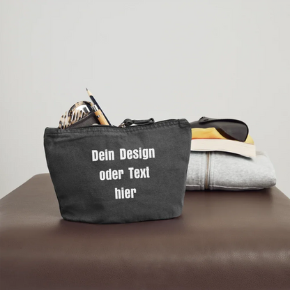 VINTAGE Täschchen - personalisierbar - Vintage Schwarz