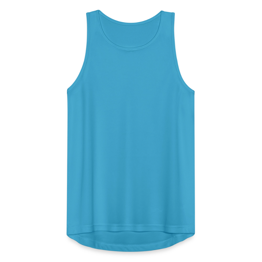 Funktionelles Männer Tank Top atmungsaktiv - personalisierbar - Saphirblau