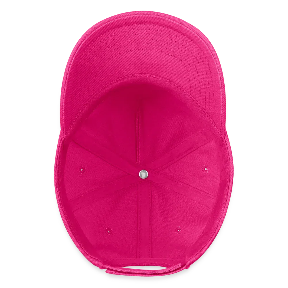 Kontrast Snapback Basecap für Kinder - personalisierbar - Fuchsia