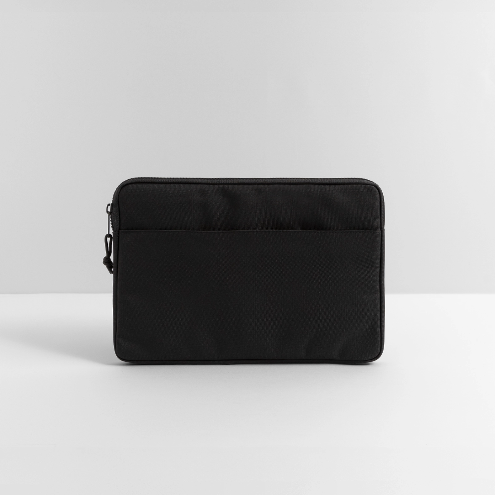 Laptoptasche passend für bis zu 13 Zoll Laptopgröße - personalisierbar - Schwarz