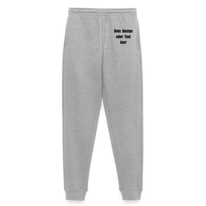 Frauen Premium Bio Jogginghose - personalisierbar - Grau meliert