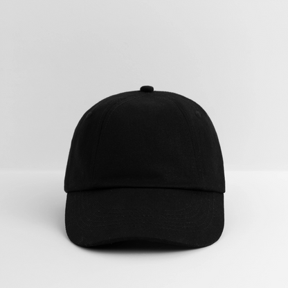 Baseballkappe - personalisierbar - Schwarz/Schwarz