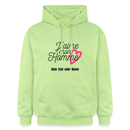 Kuschel-Hoodie "Valentine" für Frauen – personalisierbar & weich - Pistazie