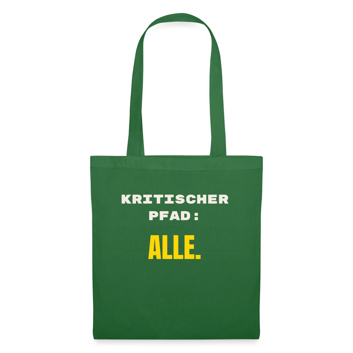 Kritischer Pfad: alle. Stoffbeutel, Farbe Fichte