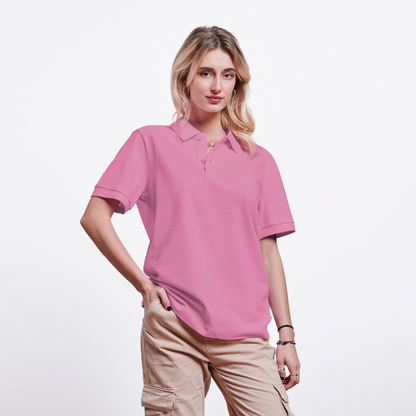 Stanley/Stella Unisex Bio-Poloshirt PREPSTER - personalisierbar - Blasenrosa