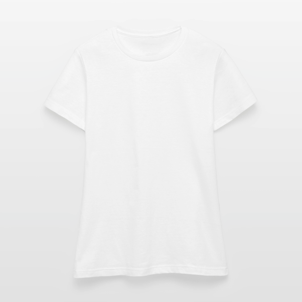 Frauen T-Shirt - personalisierbare Vorder- und Rückseite - Weiß
