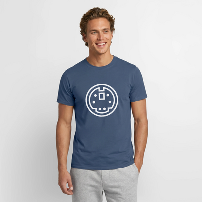 "PS/2" Motiv-T-Shirt für Männer, Farbe Dunkles Denimblau