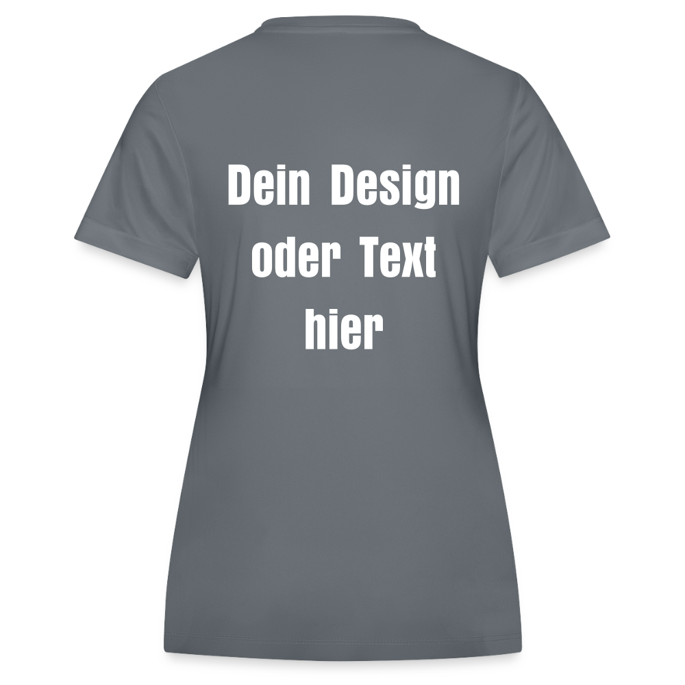 JAKO Frauen Trikot Team - personalisierbare Vorder- und Rückseite - Grau