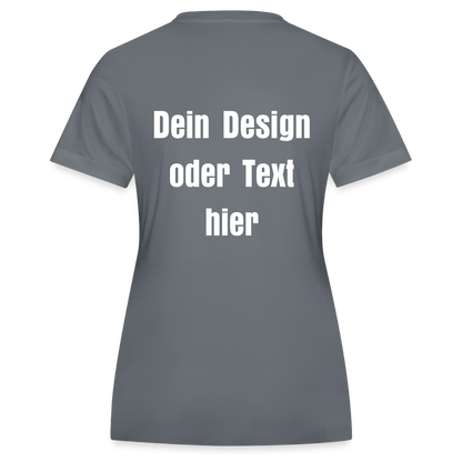 JAKO Frauen Trikot Team - personalisierbare Vorder- und Rückseite - Grau