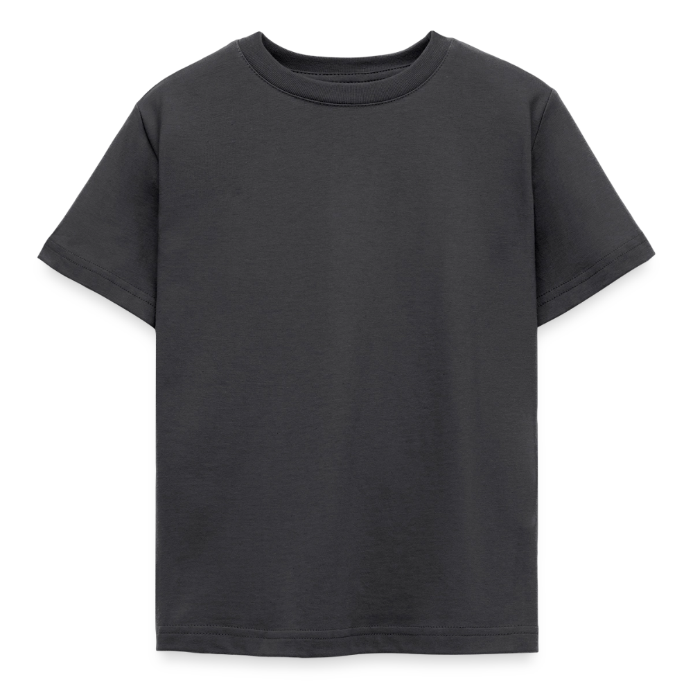 Kinder T-Shirt - personalisierbare Vorder- und Rückseite - Dunkelgrau