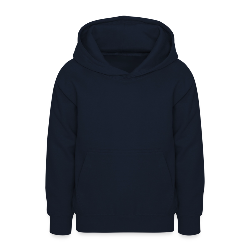 Teenager Hoodie - personalisierbare Vorder- und Rückseite - Navy