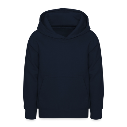 Teenager Hoodie - personalisierbare Vorder- und Rückseite - Navy