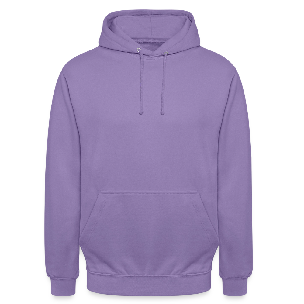 Unisex Hoodie - personalisierbare Vorder- und Rückseite - Lavendel