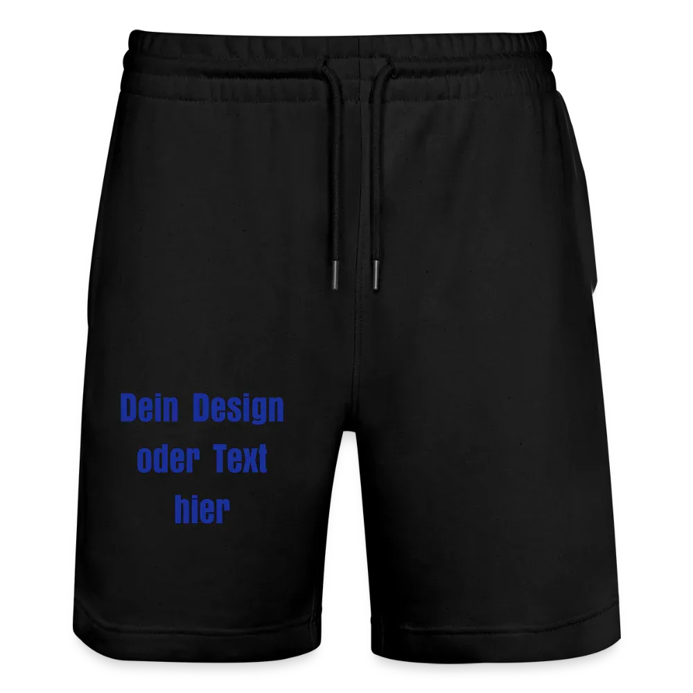 Stanley/Stella Unisex Bio Joggingshorts Trainer - personalisierbar - Schwarz
