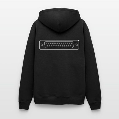 DB-25 LPT1 Retro Hoodie für Herren - Schwarz
