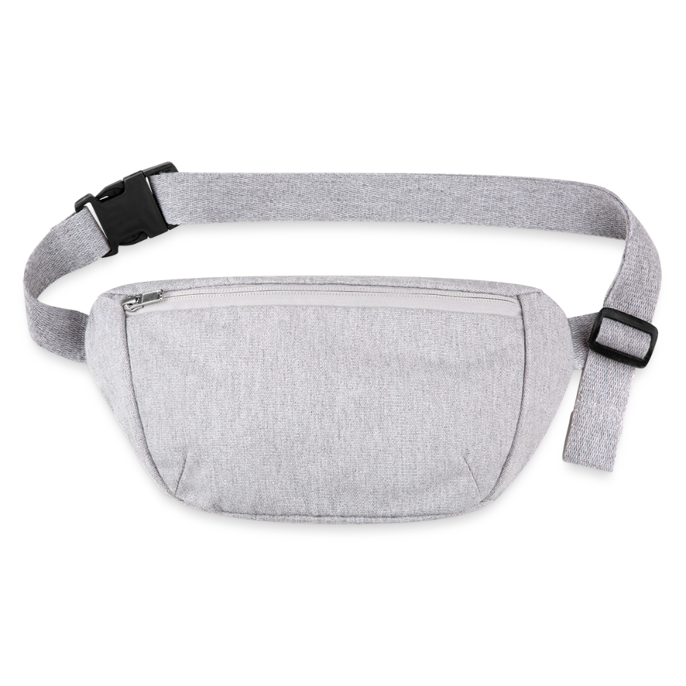 Stanley/Stella recycelte Gürteltasche - personalisierbar - Grau meliert