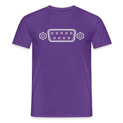"RS-232" Motiv-T-Shirt für Männer, Farbe Lila