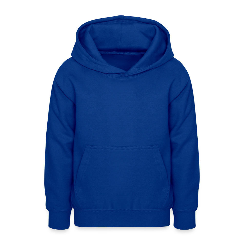 Teenager Hoodie - personalisierbare Vorder- und Rückseite - Royalblau