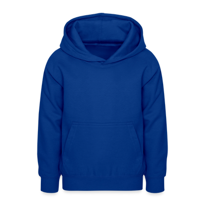 Teenager Hoodie - personalisierbare Vorder- und Rückseite - Royalblau