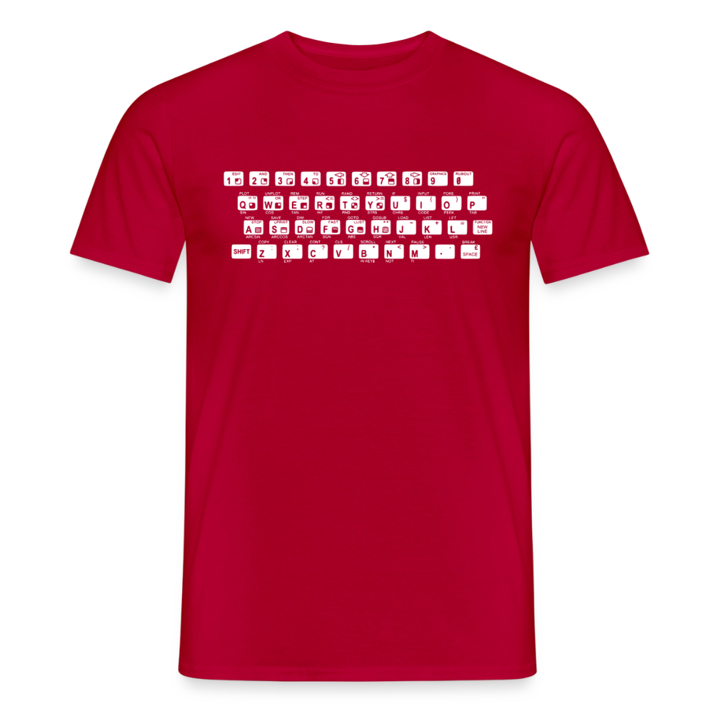 48K ZX Spectrum Retro T-Shirt für Herren - Rot