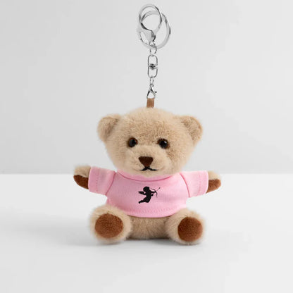 Kuscheltier Schlüsselanhänger - personalisierbar - Rosa