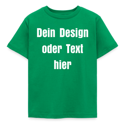 Kinder T-Shirt - personalisierbare Vorder- und Rückseite - Kelly Green