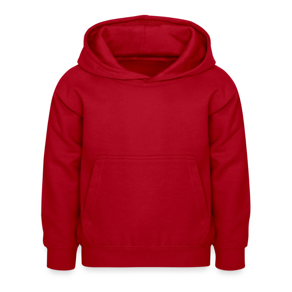 Kinder Hoodie - personalisierbare Vorder- und Rückseite - Rot