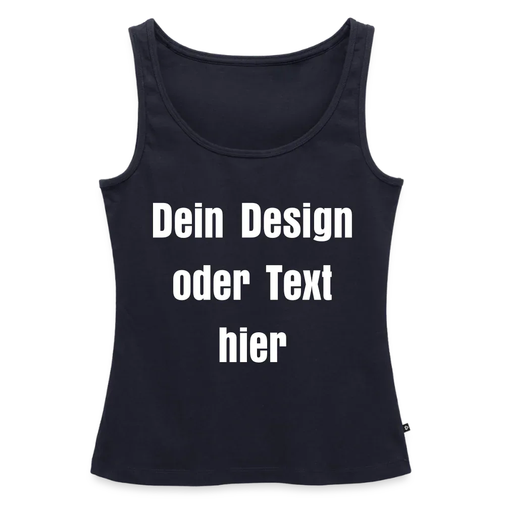 Frauen Premium Tank Top - personalisierbar - Navy