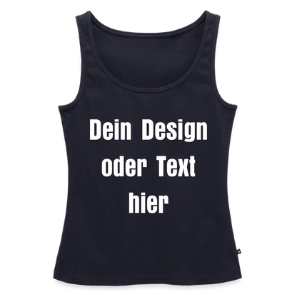 Frauen Premium Tank Top - personalisierbar - Navy