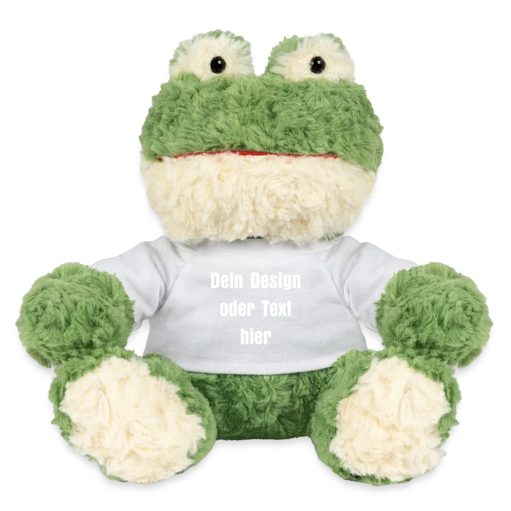 MiniFeet® Frosch Torge - personalisierbar - Weiß