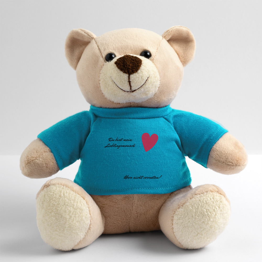 Teddy - personalisierbar - Atollblau