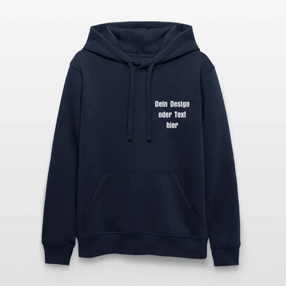 Stanley/Stella Unisex Bio-Hoodie DRUMMER - personalisierbare Vorder- und Rückseite - French Navy