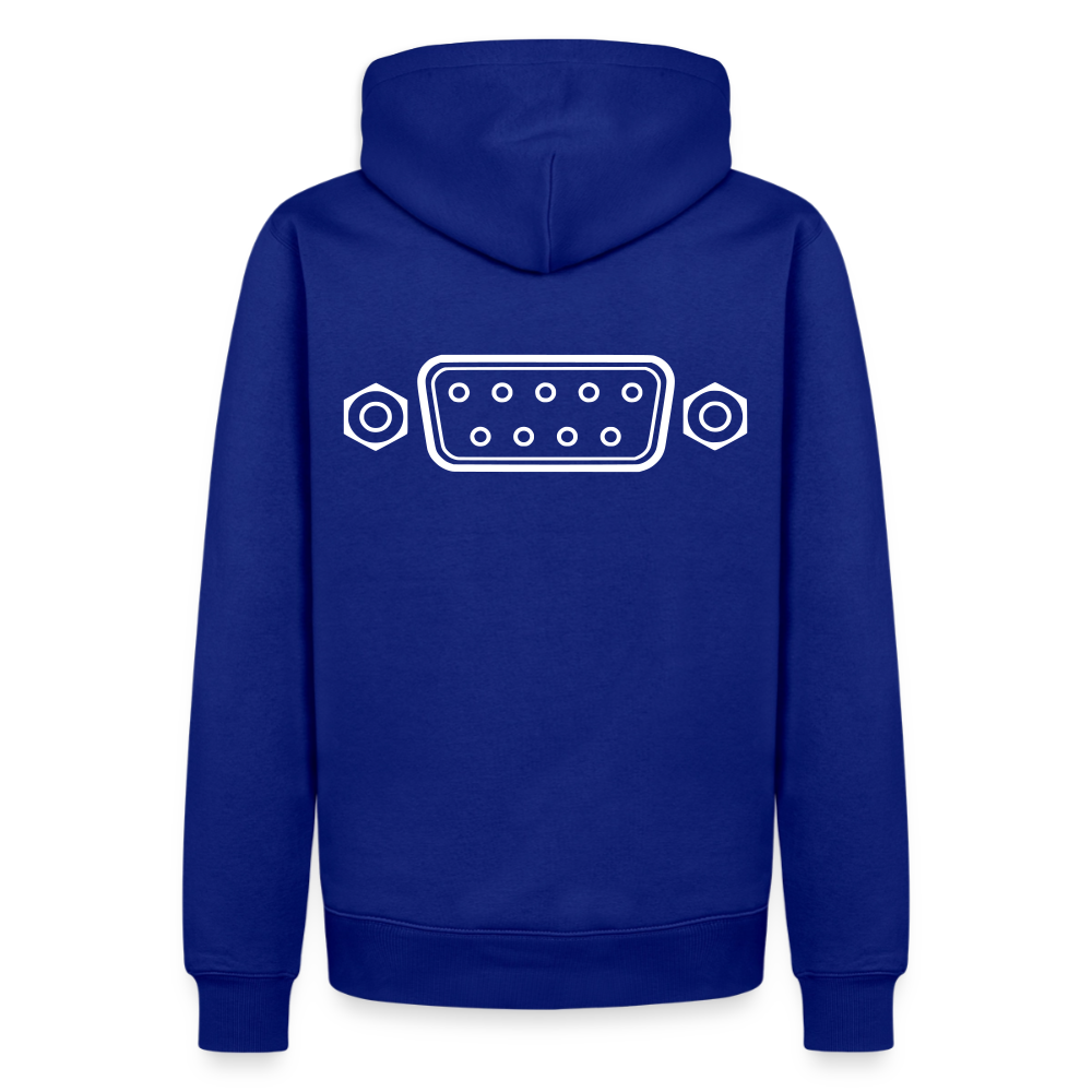 DB-9 RS-232 Retro Hoodie für Herren - Royalblau