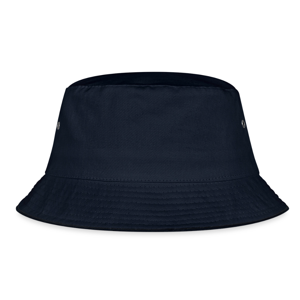 Bucket Hat Baumwolle - personalisierbar - Navy