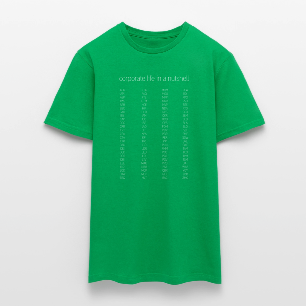 "Corporate life" - Motiv-T-Shirt für Männer - Kelly Green