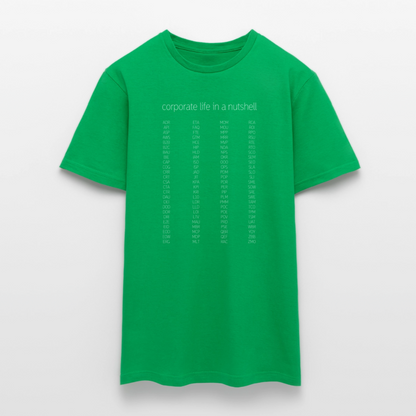 "Corporate life" - Motiv-T-Shirt für Männer - Kelly Green