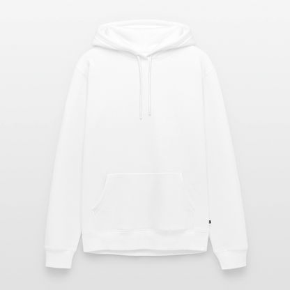 Männer Premium Hoodie - personalisierbare Vorder- und Rückseite - Weiß